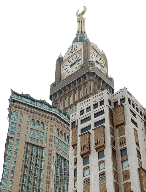 Abraj Al Bait Clock Tower in Makkah